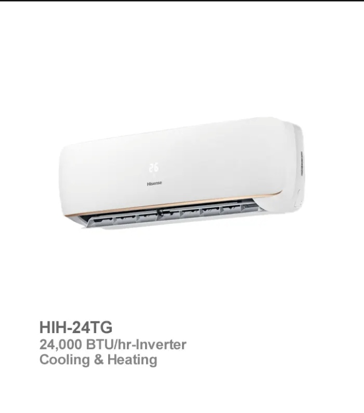 کولر گازی هایسنس اینورتر دار HIH-24TG ظرفیت 24000